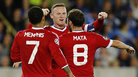 Rooney lập hat-trick, M.U chiến thắng tưng bừng ở cúp C1